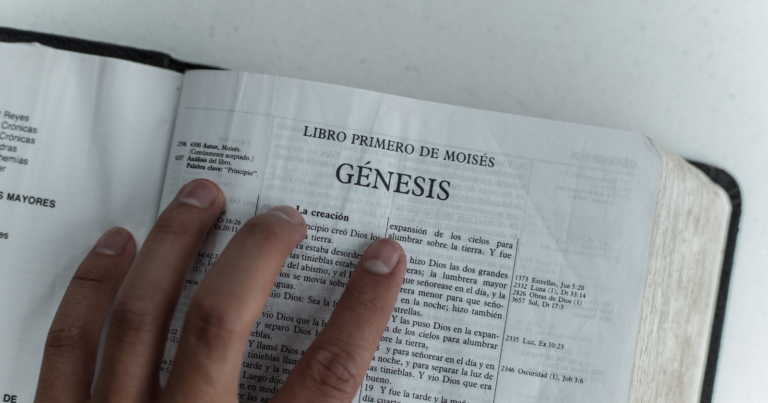 A copyeditor reads the Book of Genesis