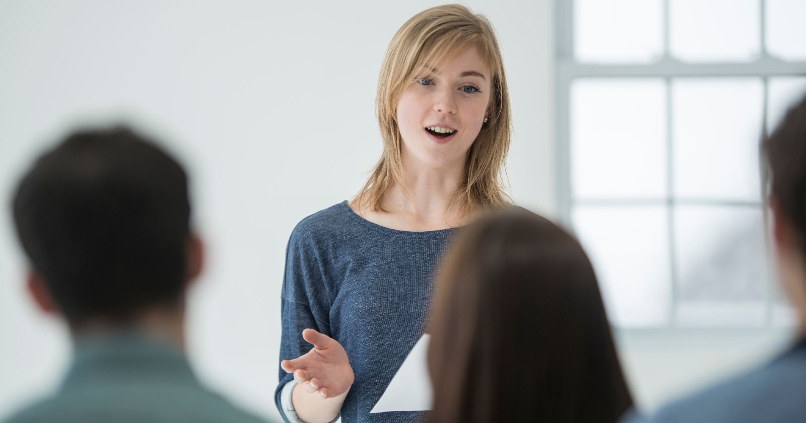 If you want to be more confident when speaking in public, start
