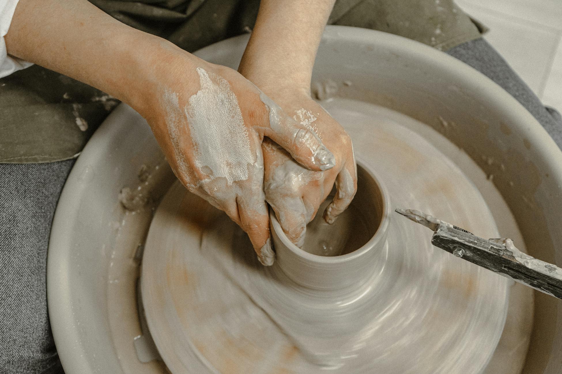 empty pottery studio